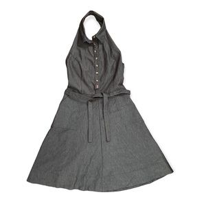 white christmas dresses Isaac Denim Dress Blue – Morrison main image 1